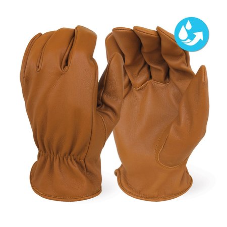 ELITE SAFETY Premium Water/Oil Resistant Goatskin Leather Driver Glove, Unlined, Size: M PR 2850WR (M)